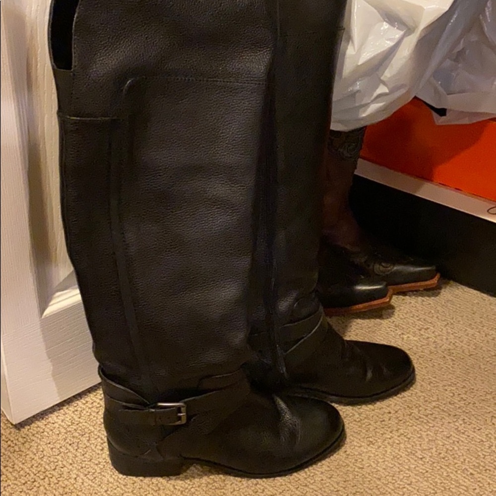 NINE WEST Knee High leather boots